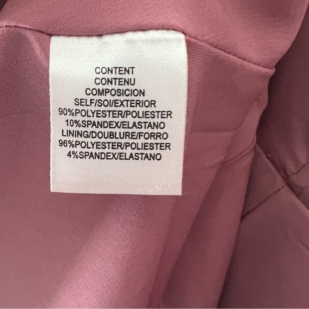 WAYF The Gabrielle Strapless Trumpet Gown Mauve Size Medium - Picture 10 of 11